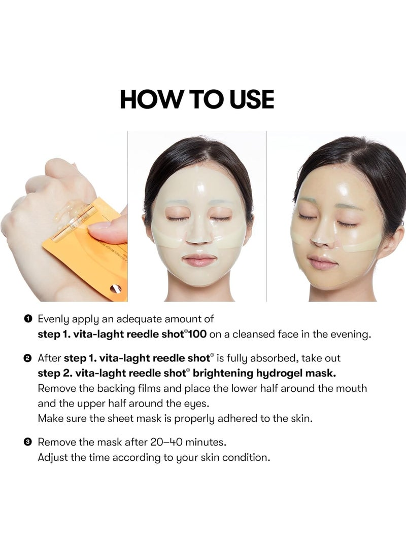 VT Vita-Light Reedle Shot100 2-Step Hydrogel Mask - Image 5